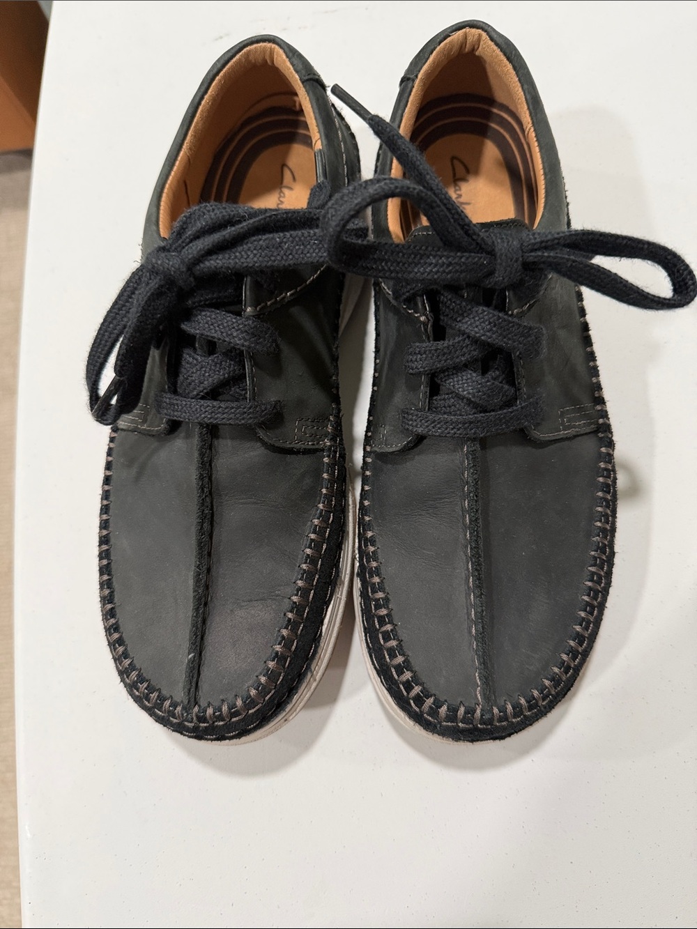 Clarks Black Men’s Leather Shoes